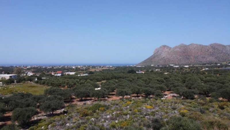 Chorafakia Kreta, Chorafakia: Schönes Grundstück mit Meerblick und Bergblick zu verkaufen Grundstück kaufen